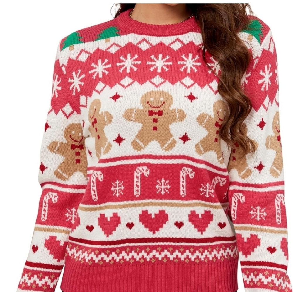 Festive Gingerbread Sweater
